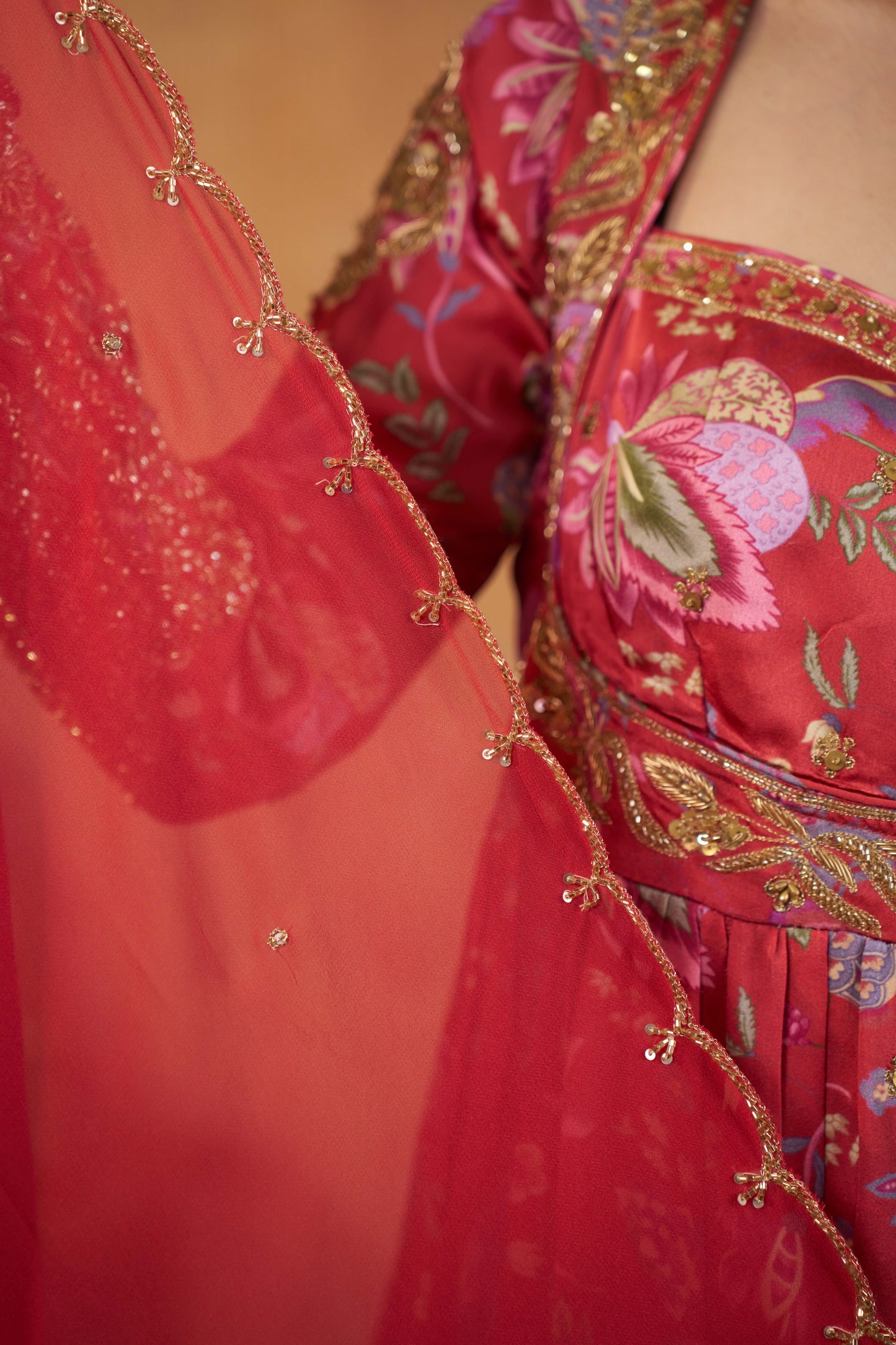 Rosette Bloom Sharara Set